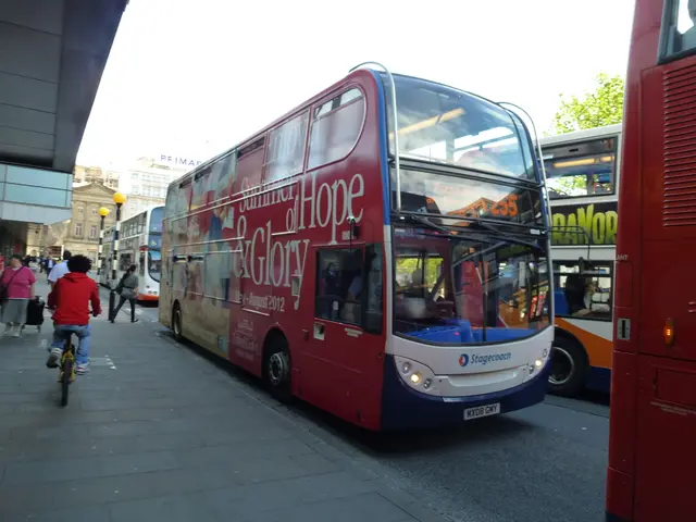 Marking the occasion of its 50,000th traveler, the city bus rides triumphantly