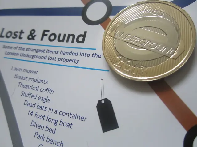 On the right at the top corner there is coin on an object and there are texts written on the...